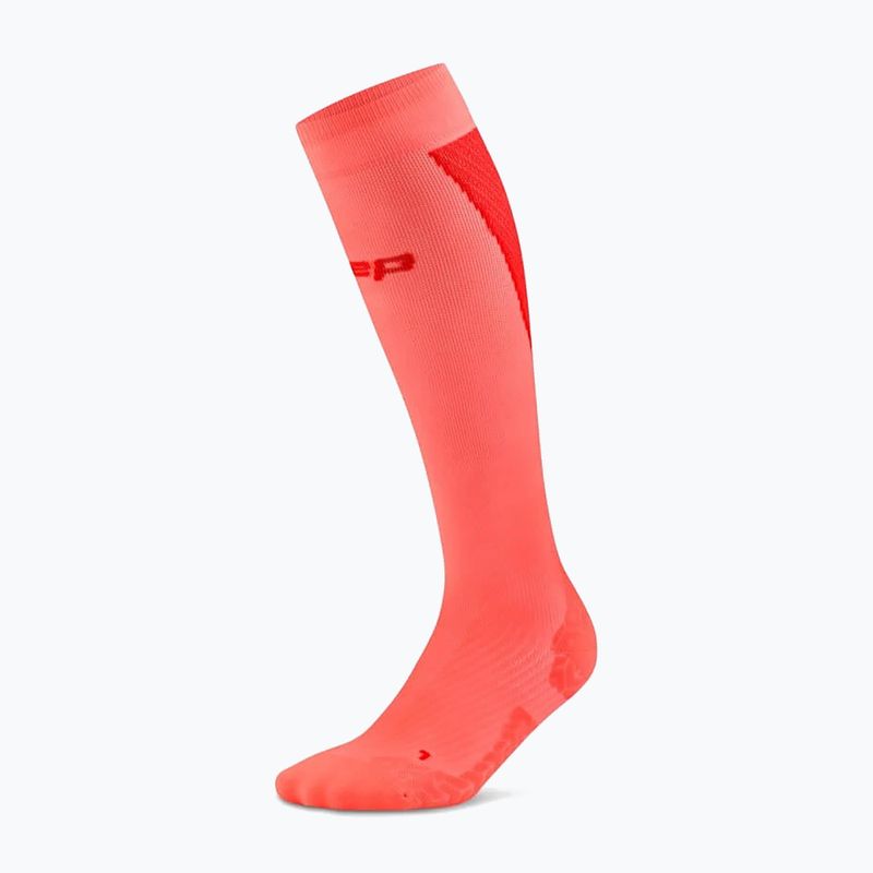 Herren­socken CEP Ultralight Tall 4.0 neon coral/red 2