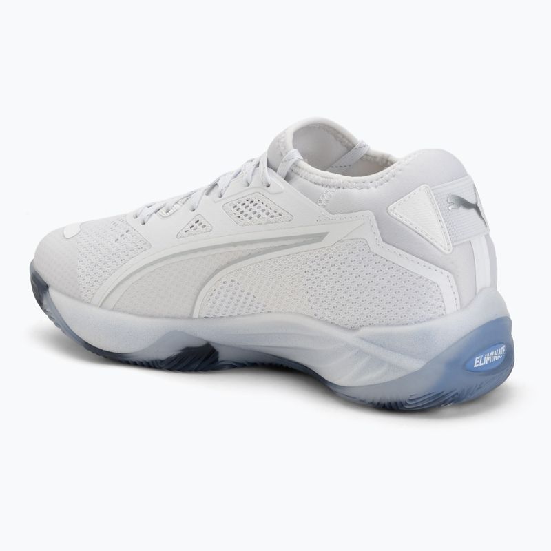 Handballschuhe PUMA Eliminate NITRO SQD 4 puma white/baltic sea blue/fresh water 3