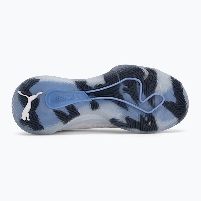 Handballschuhe PUMA Eliminate NITRO SQD 4 puma white/baltic sea blue/fresh water 4