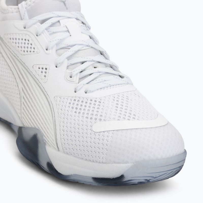 Handballschuhe PUMA Eliminate NITRO SQD 4 puma white/baltic sea blue/fresh water 7