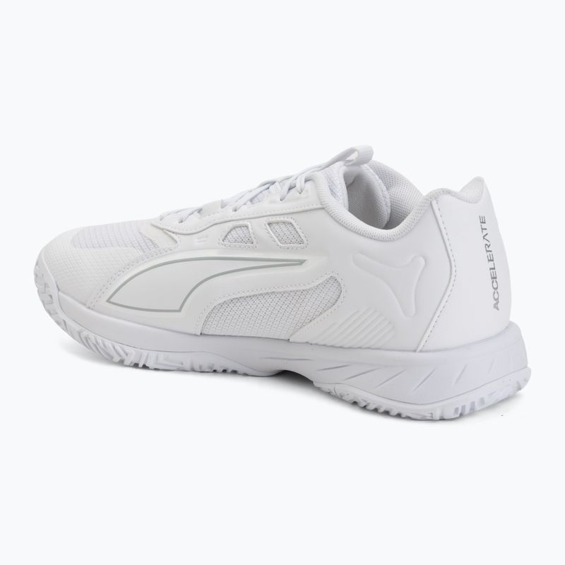 Handballschuhe PUMA Accelerate Pro 4 puma white/puma silver 3