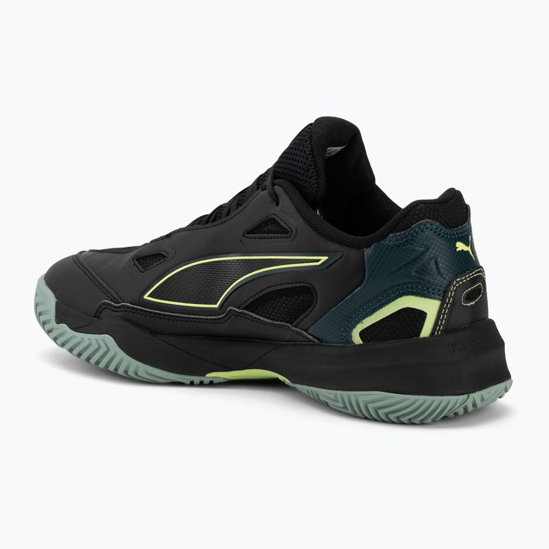 Handballschuhe Herren PUMA Solarstrike 4 puma black/green terrain/fizzy light 3