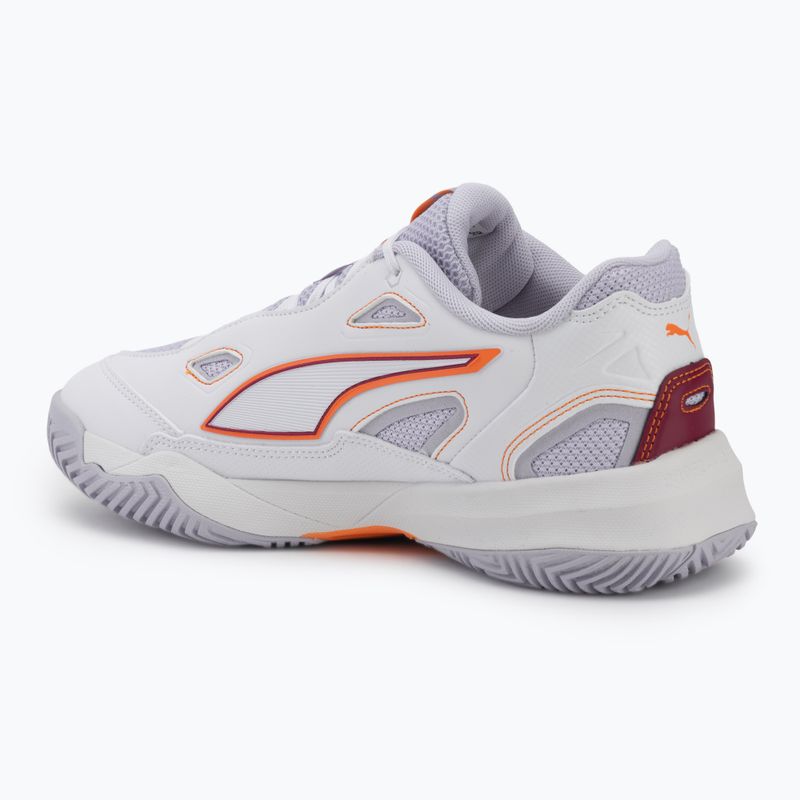 Handballschuhe Damen PUMA Solarstrike 4 puma white/heat fire/lilac crush berry 3