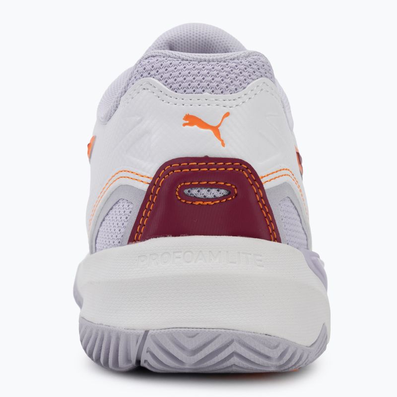 Handballschuhe Damen PUMA Solarstrike 4 puma white/heat fire/lilac crush berry 6