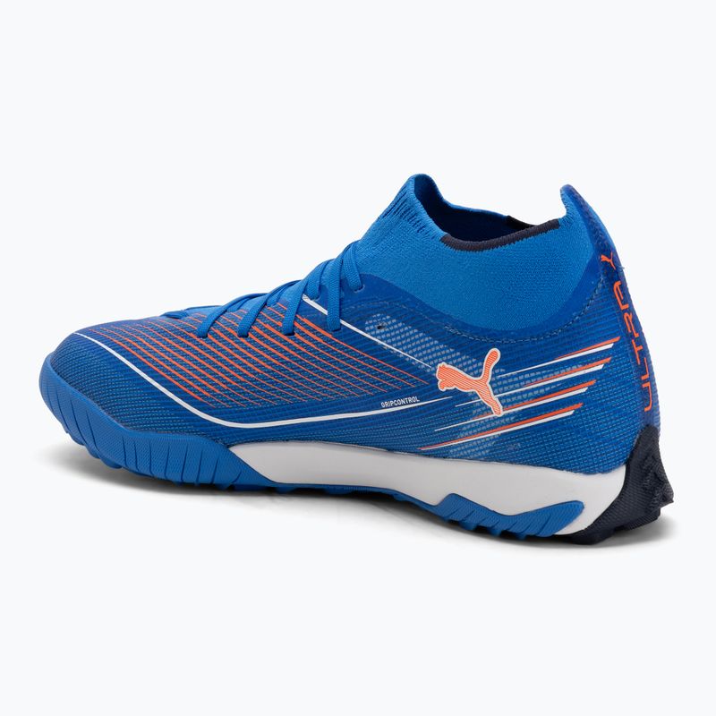 PUMA Ultra 6 Match+ TT Herren Fußballschuhe ultra blau/puma weiß/glühend rot 3