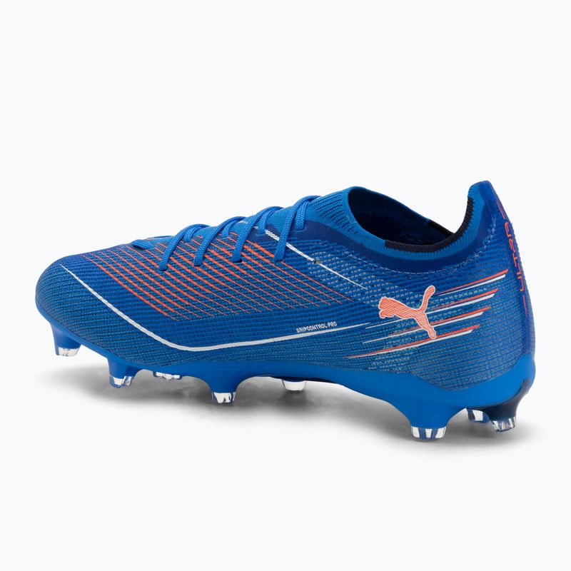 PUMA Ultra 6 Pro FG/AG Herren Fußballschuhe ultra blau/puma weiß/glühend rot 3