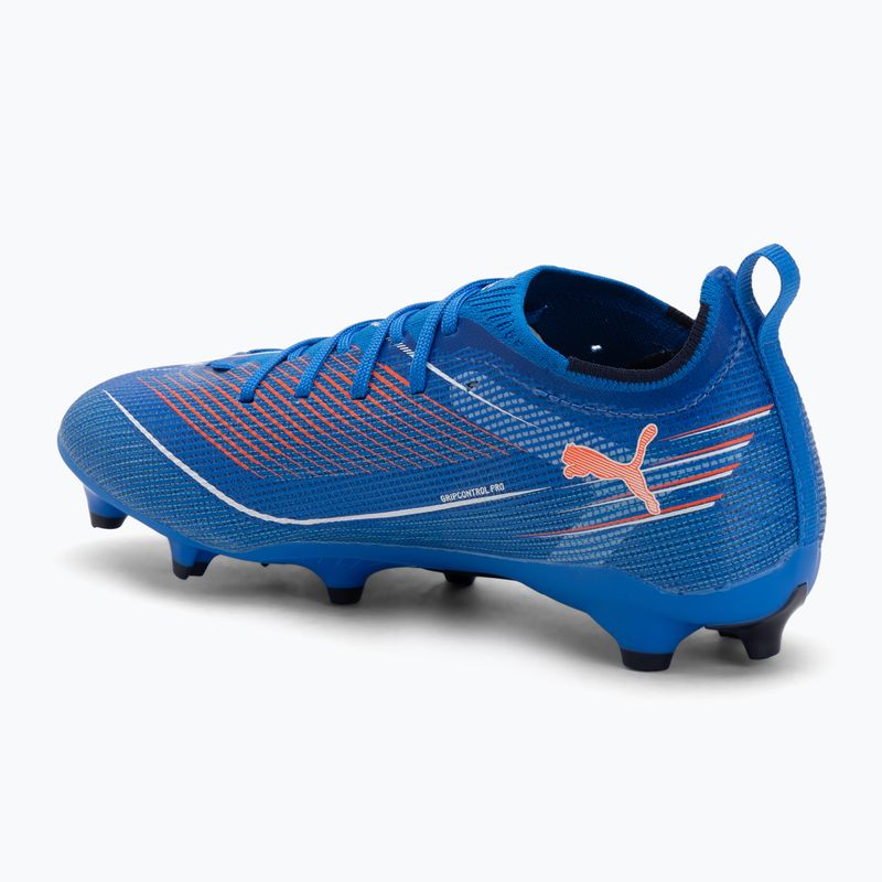 PUMA Ultra 6 Pro FG/AG Jr Kinder-Fußballschuhe ultra blau/puma weiß/glühend rot 3