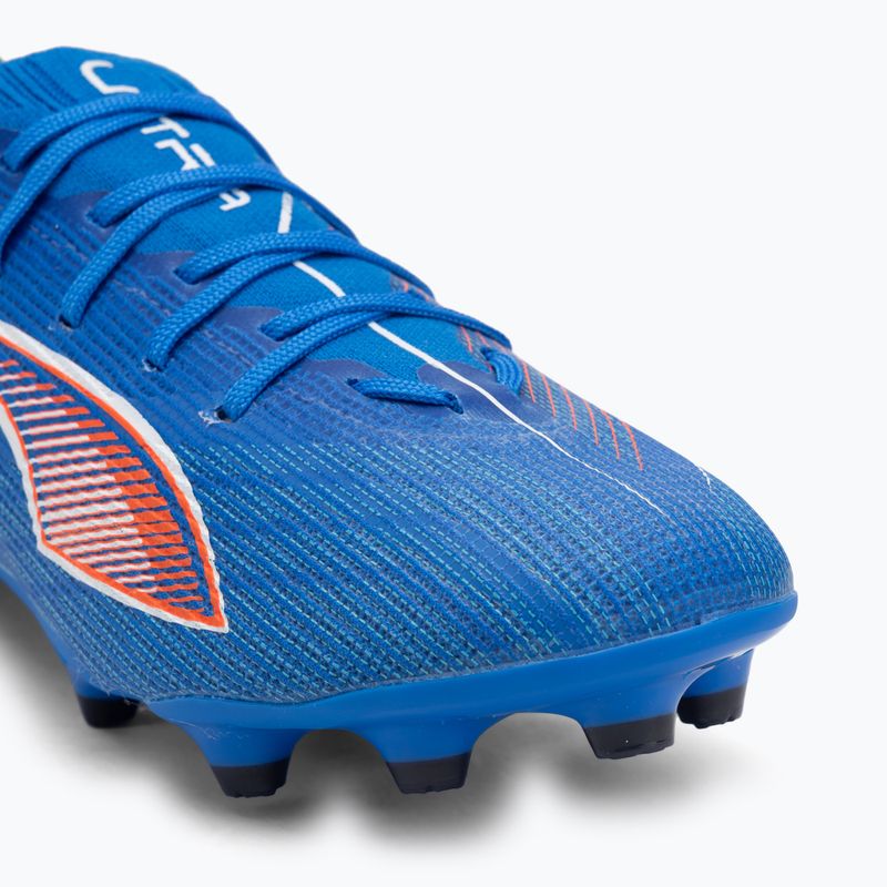 PUMA Ultra 6 Pro FG/AG Jr Kinder-Fußballschuhe ultra blau/puma weiß/glühend rot 7