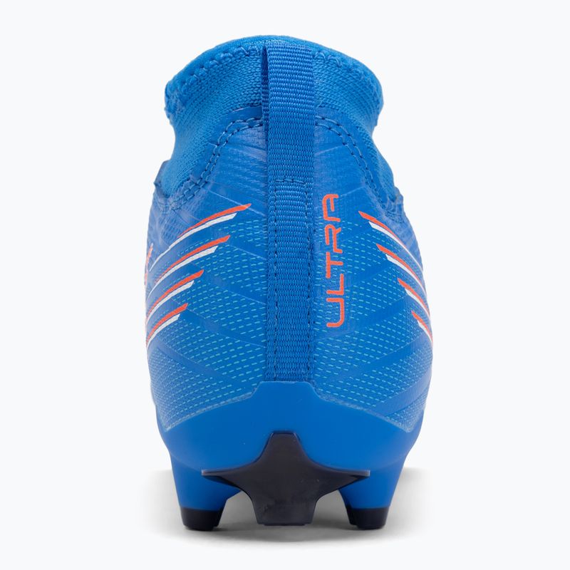 PUMA Ultra 6 Match+ LL FG/AG Jr Kinder-Fußballschuhe ultra blau/puma weiß/glühend rot 6