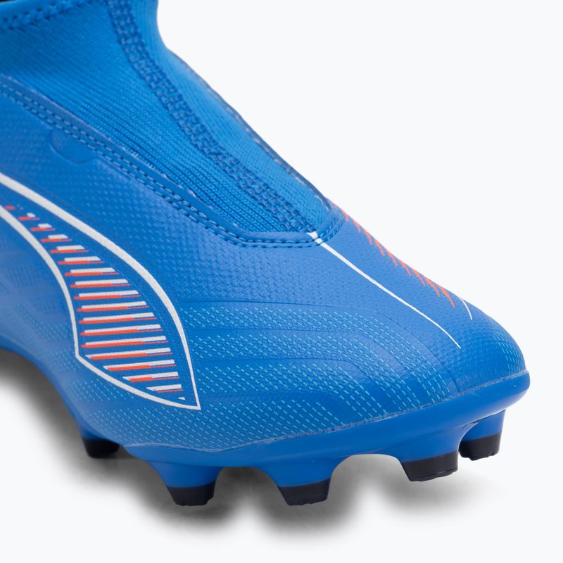 PUMA Ultra 6 Match+ LL FG/AG Jr Kinder-Fußballschuhe ultra blau/puma weiß/glühend rot 7