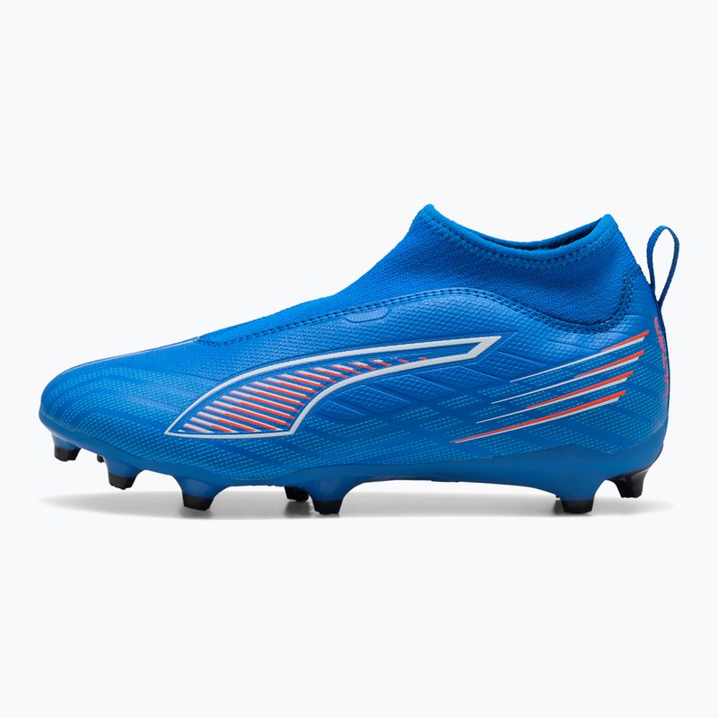 PUMA Ultra 6 Match+ LL FG/AG Jr Kinder-Fußballschuhe ultra blau/puma weiß/glühend rot 8