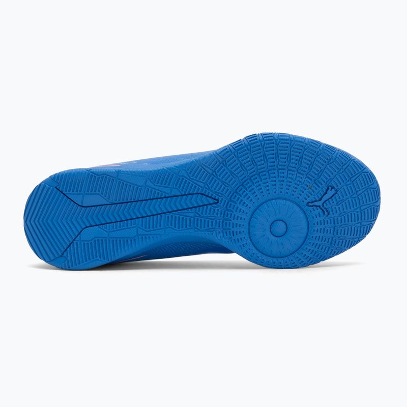 PUMA Ultra 6 Play It Jr Kinder Fußballschuhe ultra blau/puma weiß/glühend rot 4