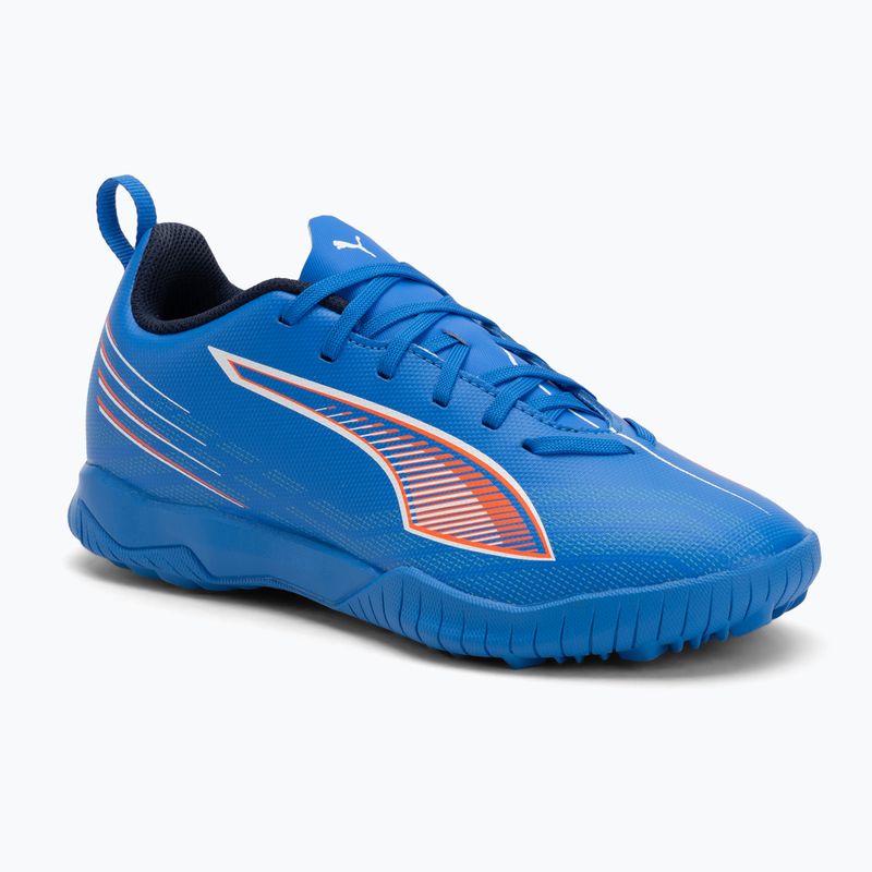PUMA Ultra 6 Play TT Jr Kinder Fußballschuhe ultra blau/puma weiß/glühend rot