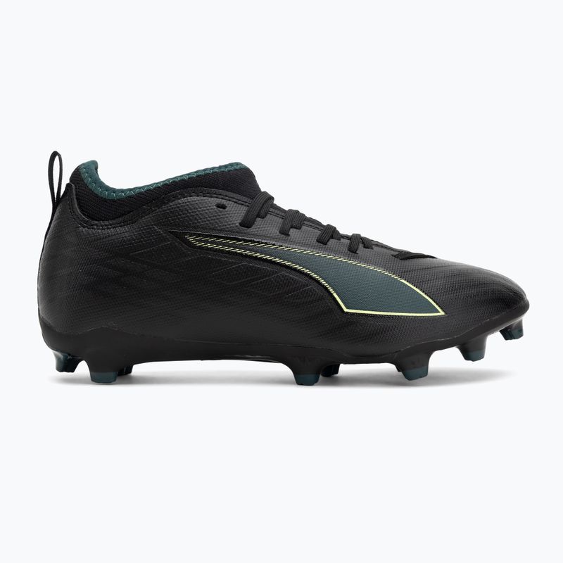 PUMA Ultra 6 Match FG/AG Jr Kinderfußballschuhe puma schwarz/fizzy light/green terrain 2