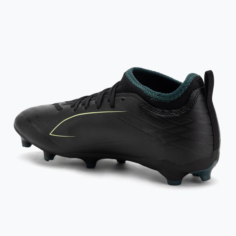 PUMA Ultra 6 Match FG/AG Jr Kinderfußballschuhe puma schwarz/fizzy light/green terrain 3