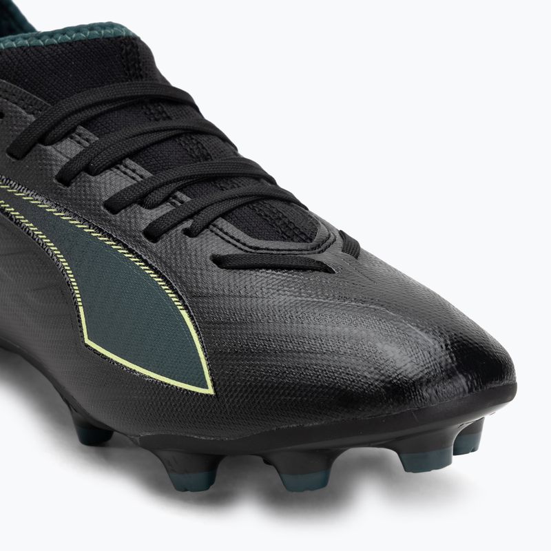 PUMA Ultra 6 Match FG/AG Jr Kinderfußballschuhe puma schwarz/fizzy light/green terrain 7