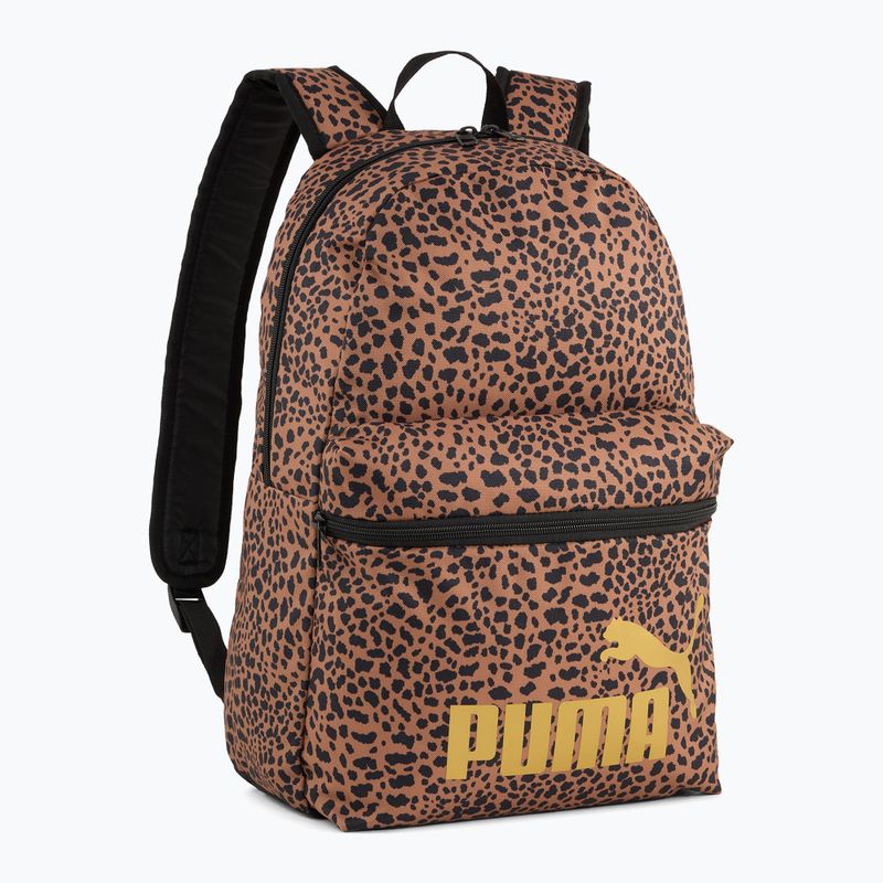 PUMA Phase Aop 22 l Rucksack puma schwarz/leopard aop