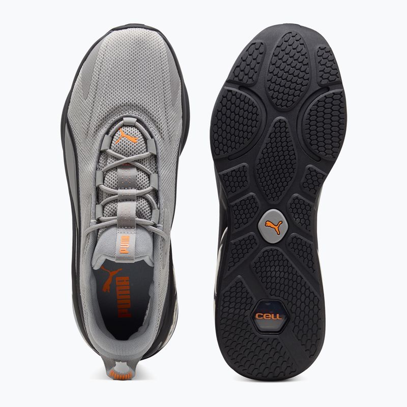 PUMA Cell Solar Herrenschuhe grau echo/puma schwarz/heat fire 3