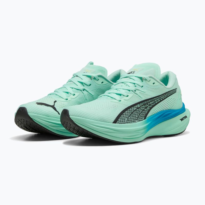 Herren-Laufschuhe PUMA Deviate Nitro 3 mint melt/speed blue 4