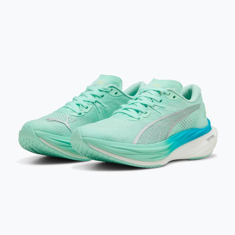 Damen-Laufschuhe PUMA Deviate Nitro 3 mint melt/speed blue 4