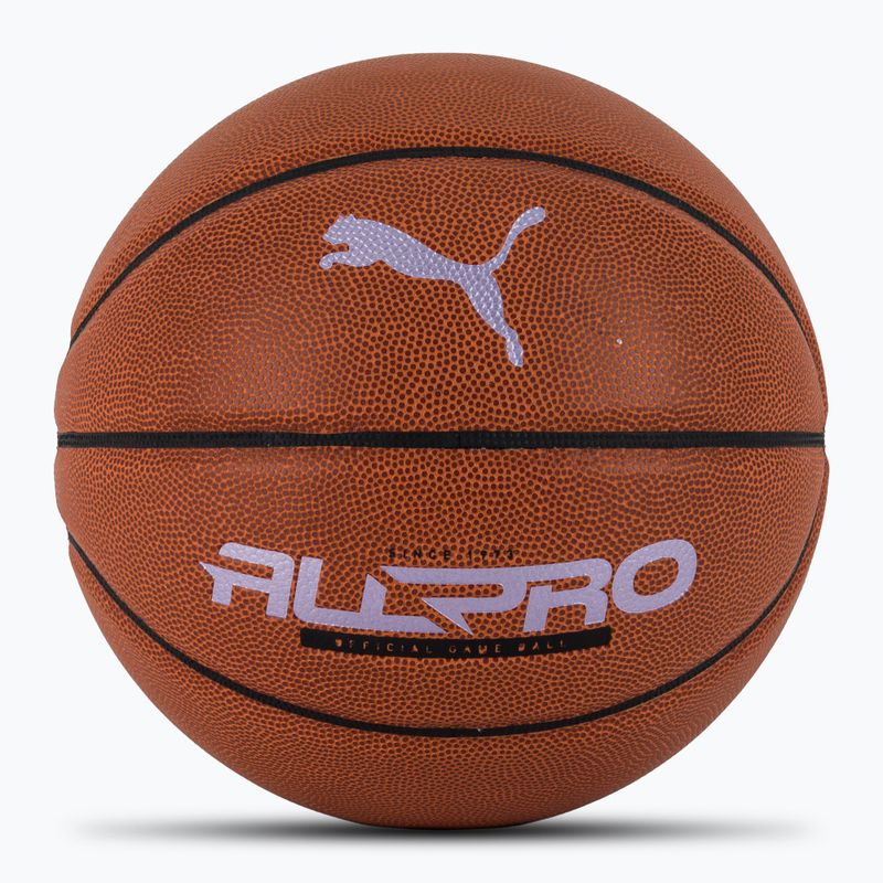 PUMA teamJAWS All Pro Basketball Leder braun/puma schwarz Größe 7