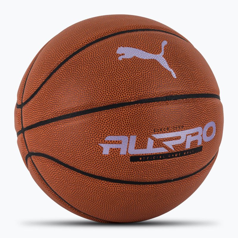 PUMA teamJAWS All Pro Basketball Leder braun/puma schwarz Größe 7 2