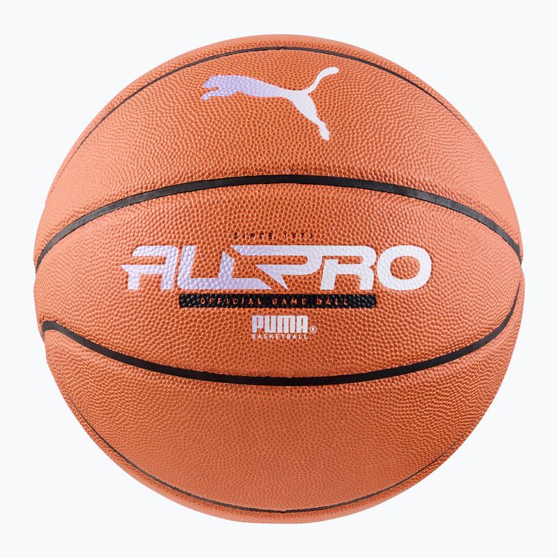 PUMA teamJAWS All Pro Basketball Leder braun/puma schwarz Größe 7