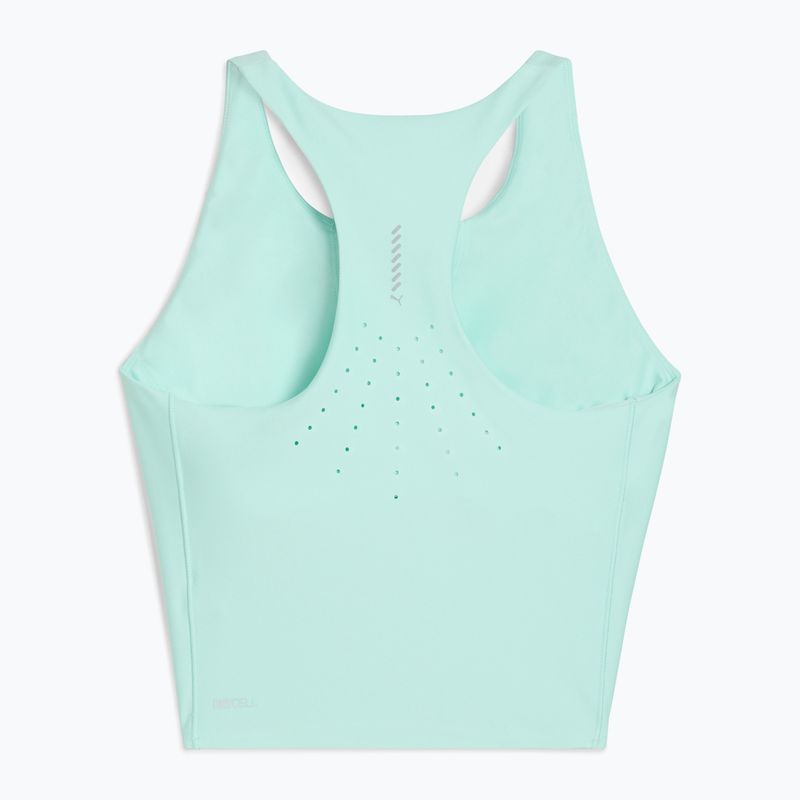 Damen Laufshirt PUMA Raceday Ultraform Crop mint melt 2