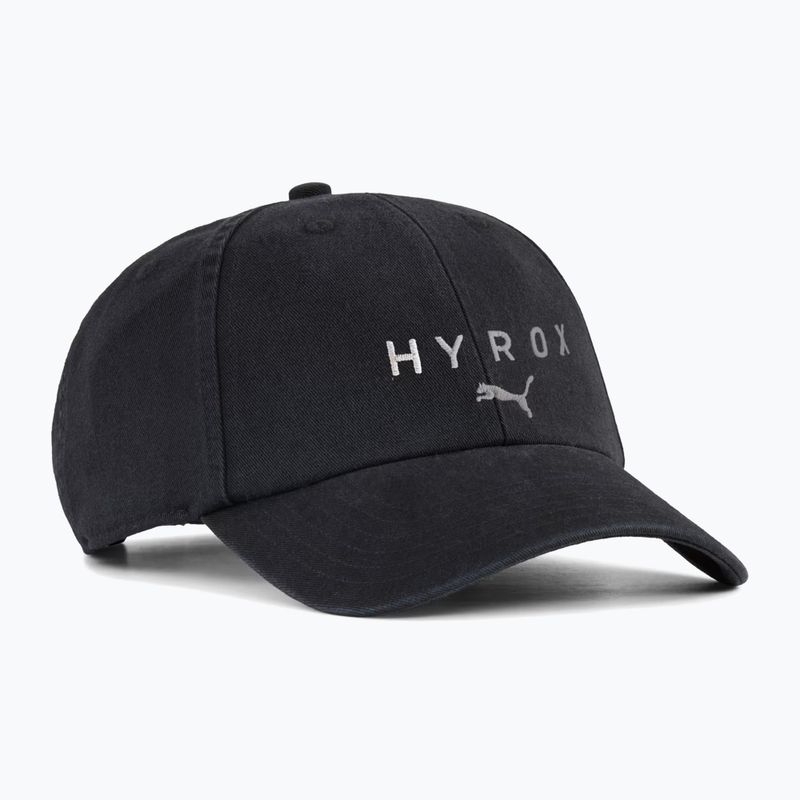 PUMA x HYROX BB schwarze Baseballkappe