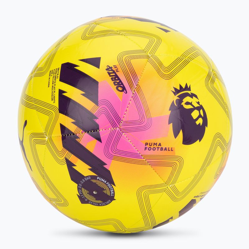 PUMA Orbita Cup PL Lights fluo gelb/multicolor Größe 4 Fußball 2