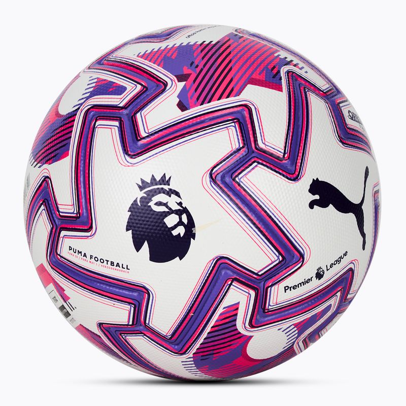 PUMA Orbita Ultimate PL Brilliance Fußball puma weiß/multicolor Größe 5 2