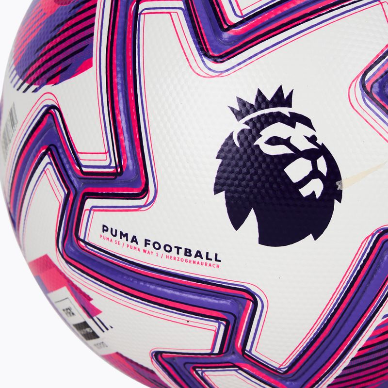 PUMA Orbita Ultimate PL Brilliance Fußball puma weiß/multicolor Größe 5 3