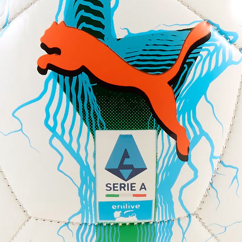 PUMA Orbit Serie A Mini Fußball puma weiß/multicolor Größe 1 2