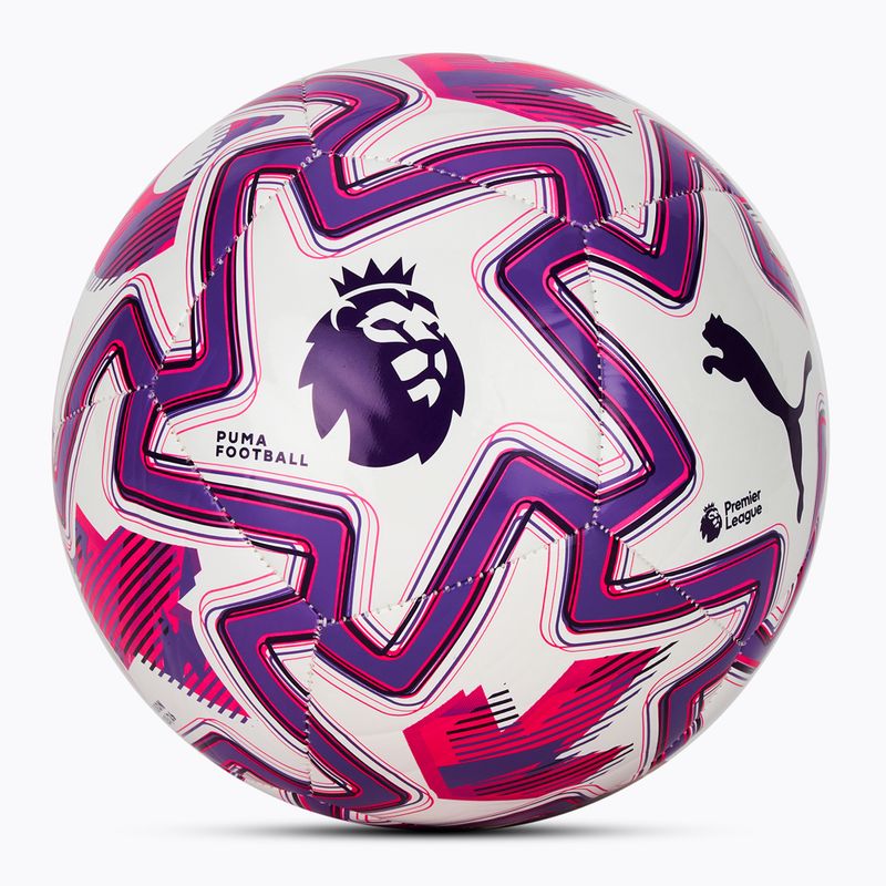 PUMA Orbita Play PL Brilliance Fußball puma weiß/multicolor Größe 4 2
