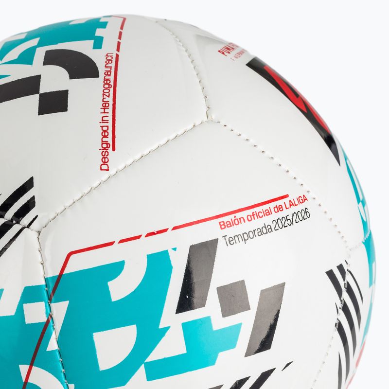 PUMA Orbit Laliga 1 Mini Fußball weiß/multicolor Größe 1 3