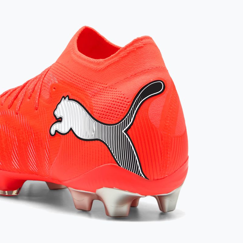Fußballschuhe PUMA Future 9 Ultimate FG glowing red/puma white/puma black/puma silver 8