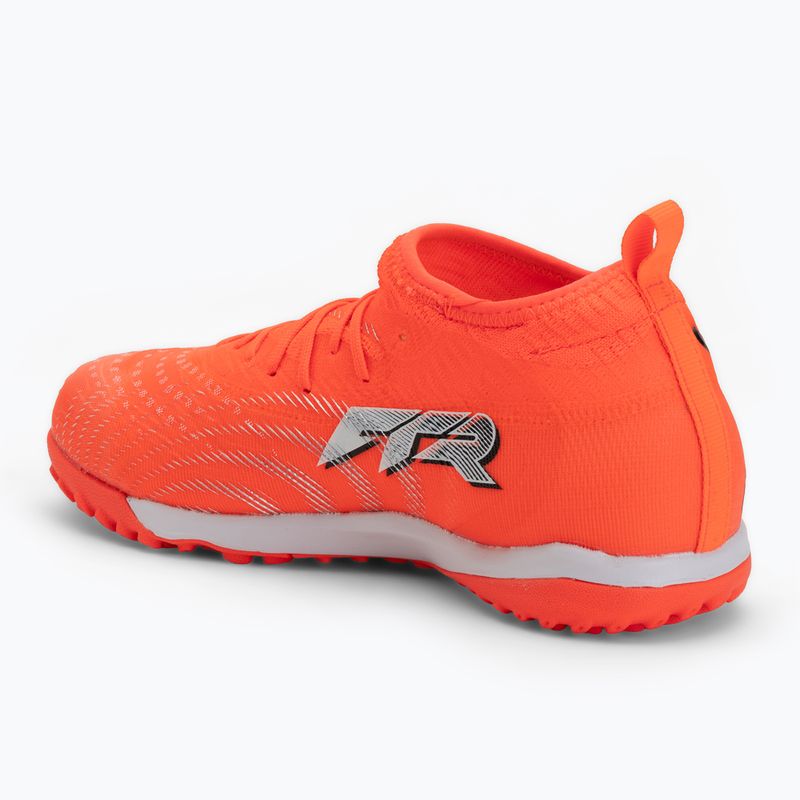Fußballschuhe PUMA Future 9 Match TT + Mid Jr glowing red/puma white/puma black/puma silver 3