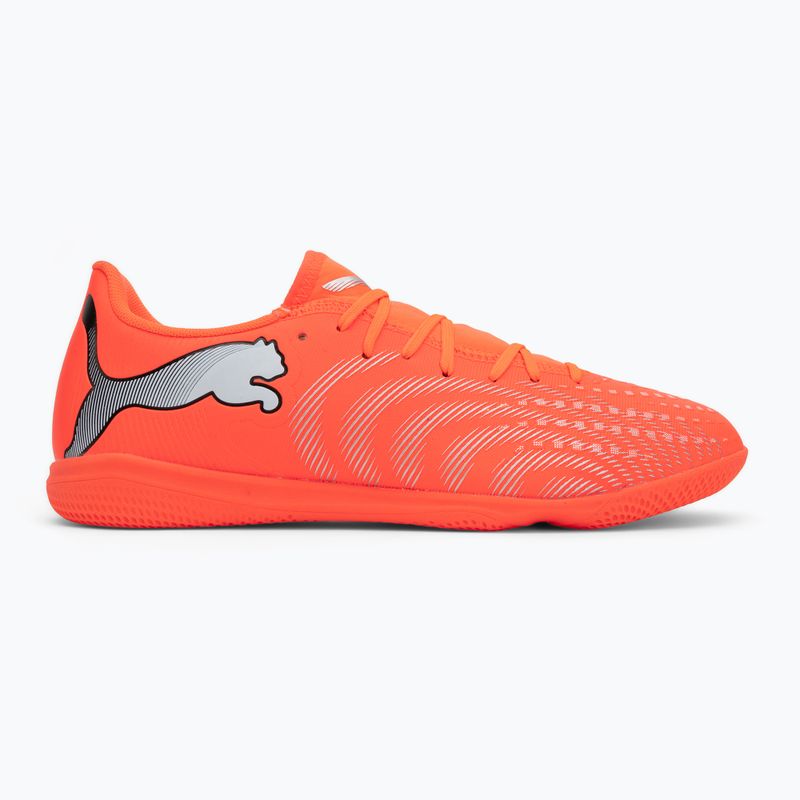 Fußballschuhe PUMA Future 9 Play IT glowing red/puma white/puma black/puma silver 2