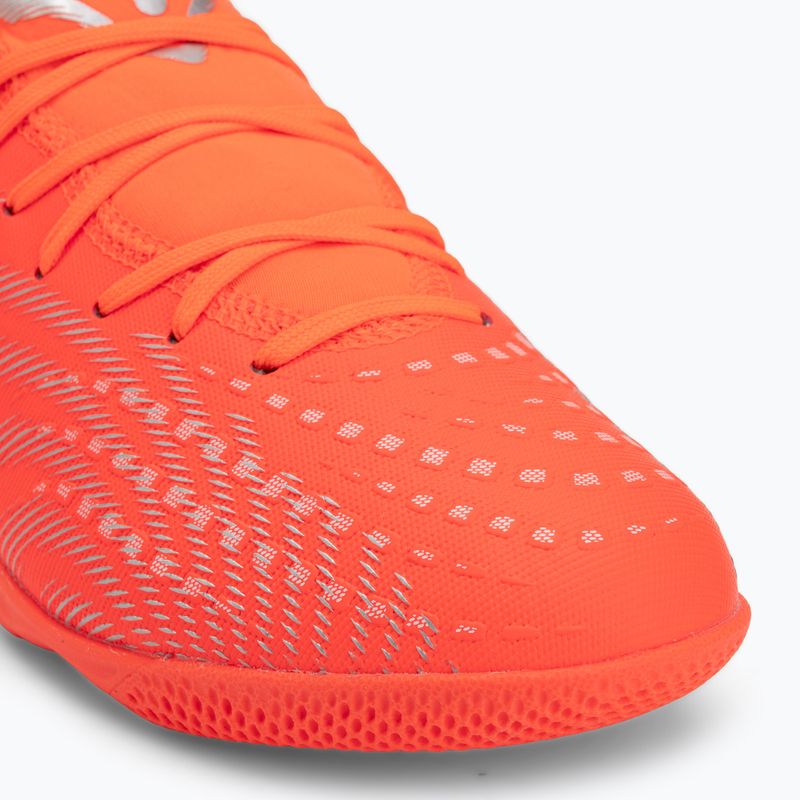 Fußballschuhe PUMA Future 9 Play IT glowing red/puma white/puma black/puma silver 7