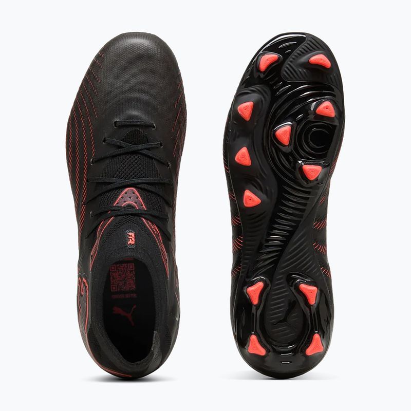 Kinder Fußballschuhe PUMA Future 9 Pro FG/AG Jr puma black/puma white/blue jewel 11