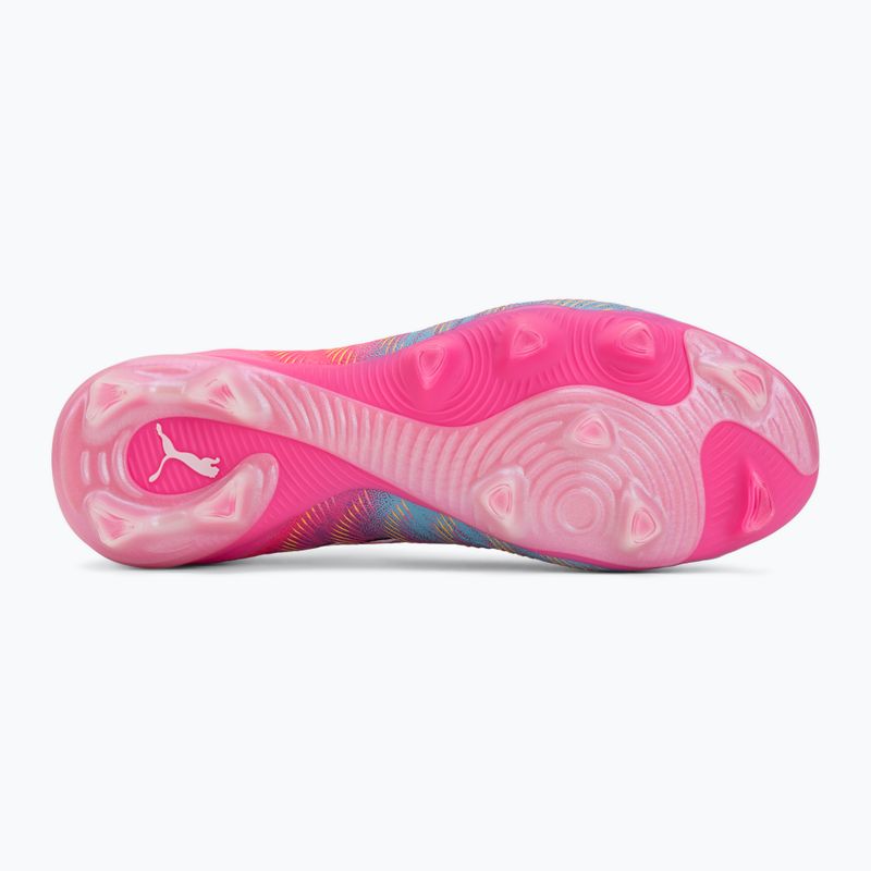 Fußballschuhe PUMA Future 9 Fusion FG/AG poison pink/sun stream/bright aqua/puma wht 4