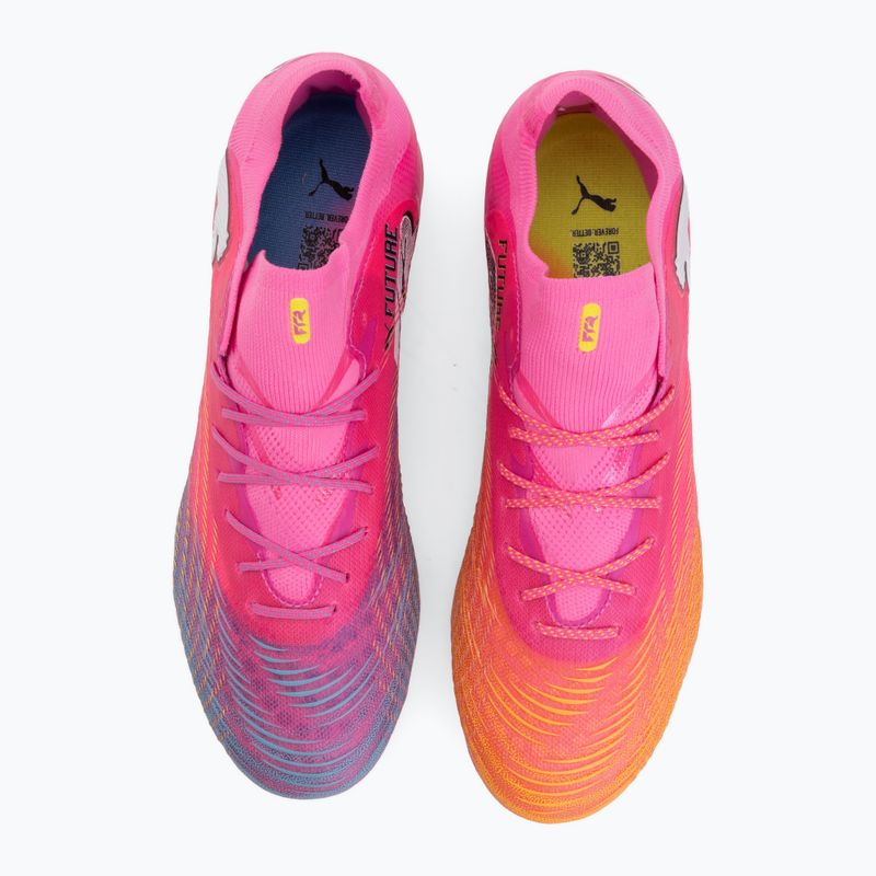 Fußballschuhe PUMA Future 9 Fusion FG/AG poison pink/sun stream/bright aqua/puma wht 5