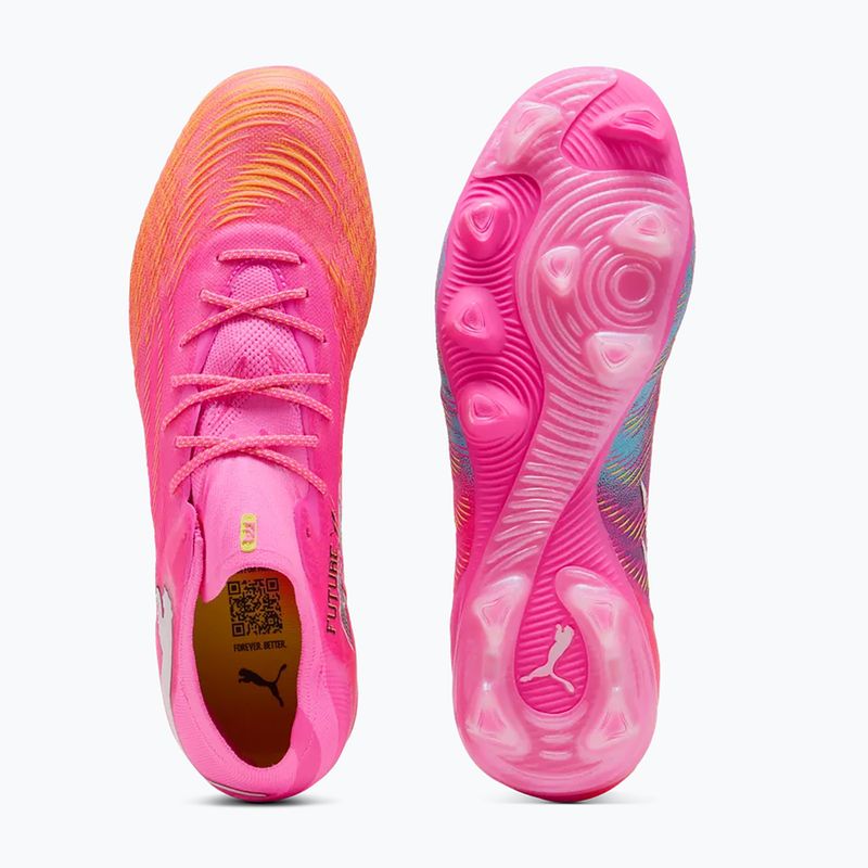 Fußballschuhe PUMA Future 9 Fusion FG/AG poison pink/sun stream/bright aqua/puma wht 3