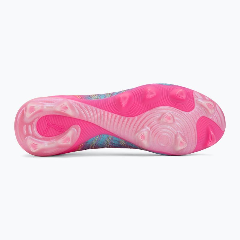 Fußballschuhe PUMA Future 9 Pro FG/AG poison pink/sun stream/bright aqua/puma white 4