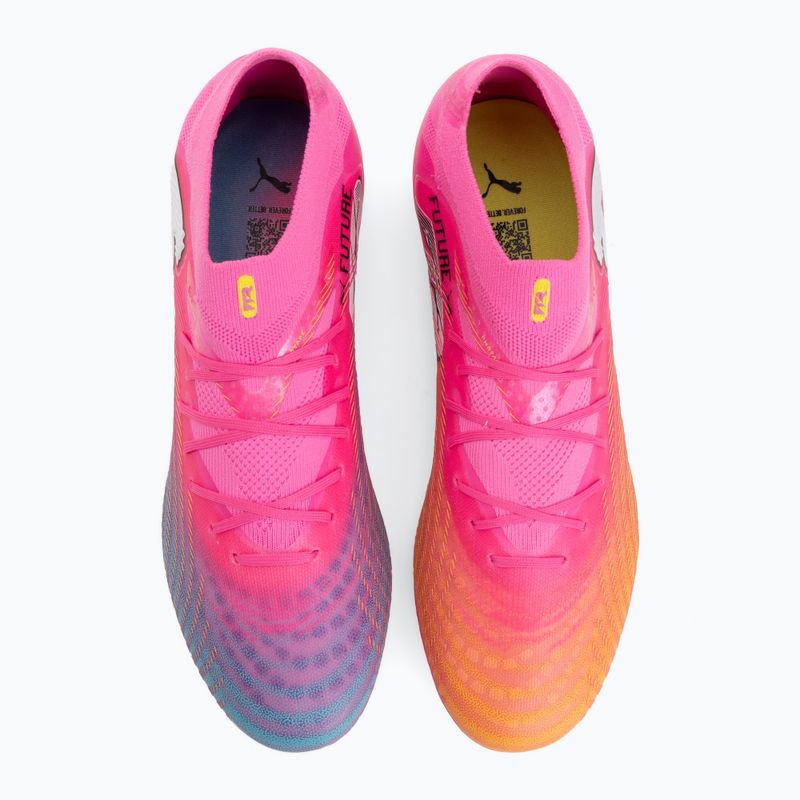Fußballschuhe PUMA Future 9 Pro FG/AG poison pink/sun stream/bright aqua/puma white 5
