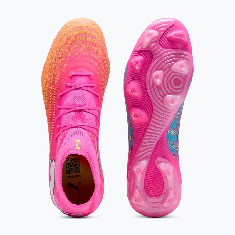 Fußballschuhe PUMA Future 9 Pro FG/AG poison pink/sun stream/bright aqua/puma white 3