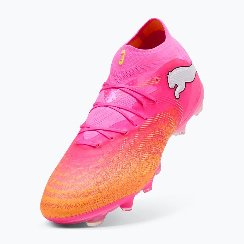 Fußballschuhe PUMA Future 9 Pro FG/AG poison pink/sun stream/bright aqua/puma white 4
