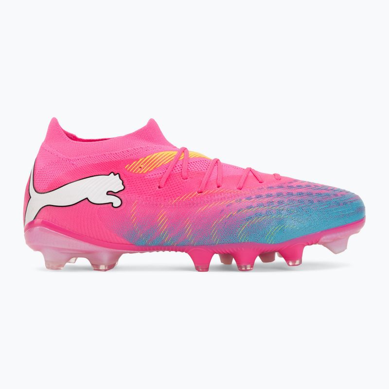 Fußballschuhe PUMA Future 9 Match FG/AG poison pink/puma white/sun stream/bright aqua/puma black 2