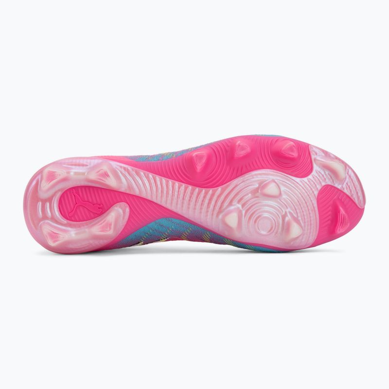 Fußballschuhe PUMA Future 9 Match FG/AG poison pink/puma white/sun stream/bright aqua/puma black 4