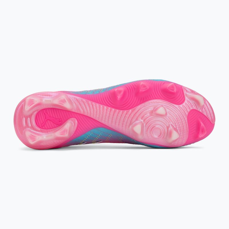 Fußballschuhe PUMA Future 9 Match Fusion FG/AG poison pink/puma white/sun stream/bright aqua/puma black 4